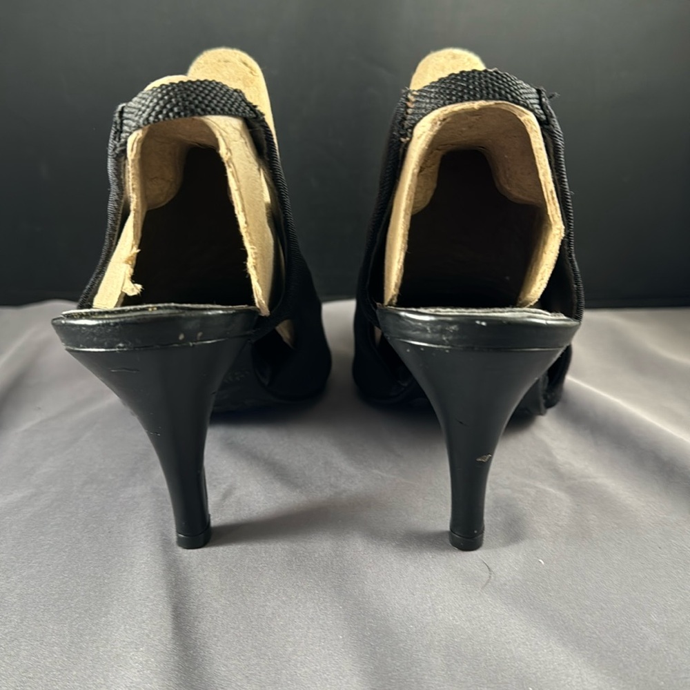 Merona peep toe dress shoe with 3” heel size 9.5 - Picture 3 of 6